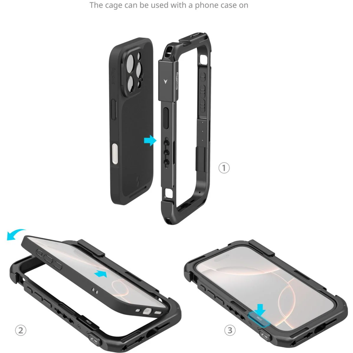 SmallRig 4827 Mobile Video Cage Flagship Edition For iPhone 16 Pro Max - Image 4