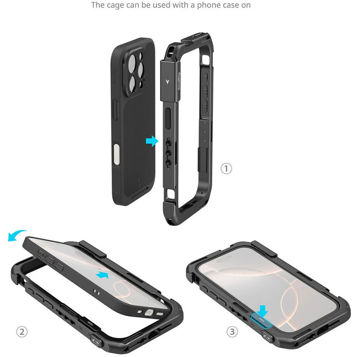 SmallRig 4828 Mobile Video Cage Flagship Edition For iPhone 16 Pro - Image 5