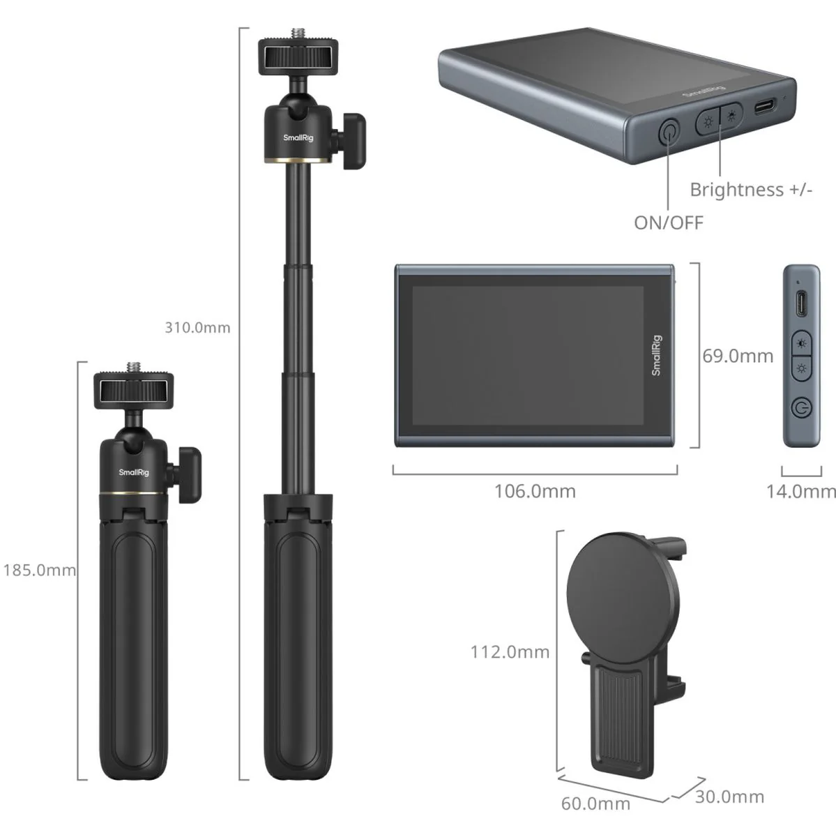 SmallRig 4851B Wireless Video Monitor For Phone (Vlog Kit) - Image 3