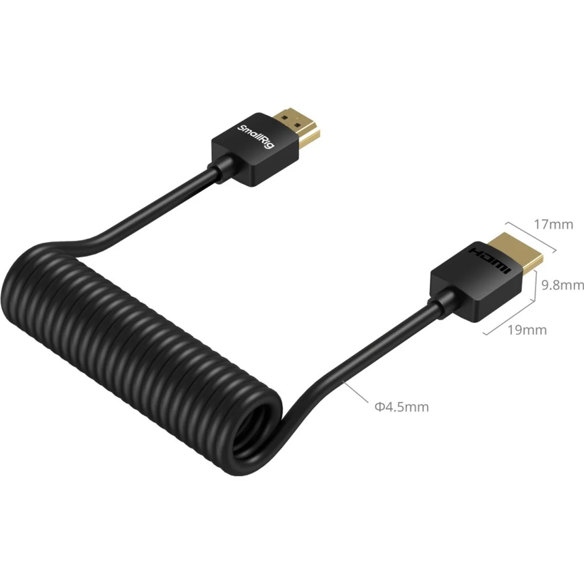 SmallRig 4963 Coiled HDMI Data Cable (A To A) - Image 2