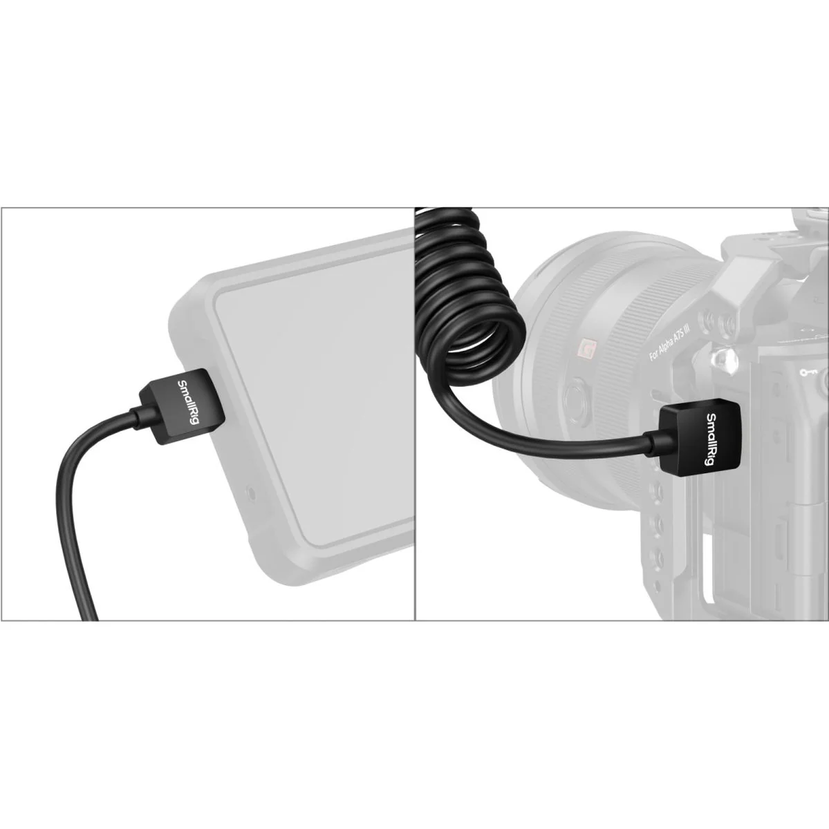 SmallRig 4963 Coiled HDMI Data Cable (A To A) - Image 5