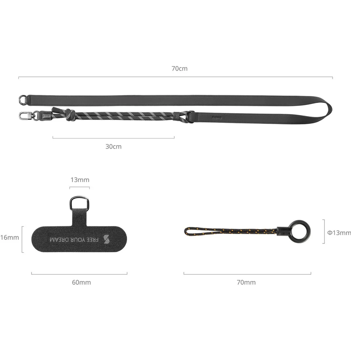 SmallRig 4989 Filmov Phone Shoulder Strap (Black) - Image 4