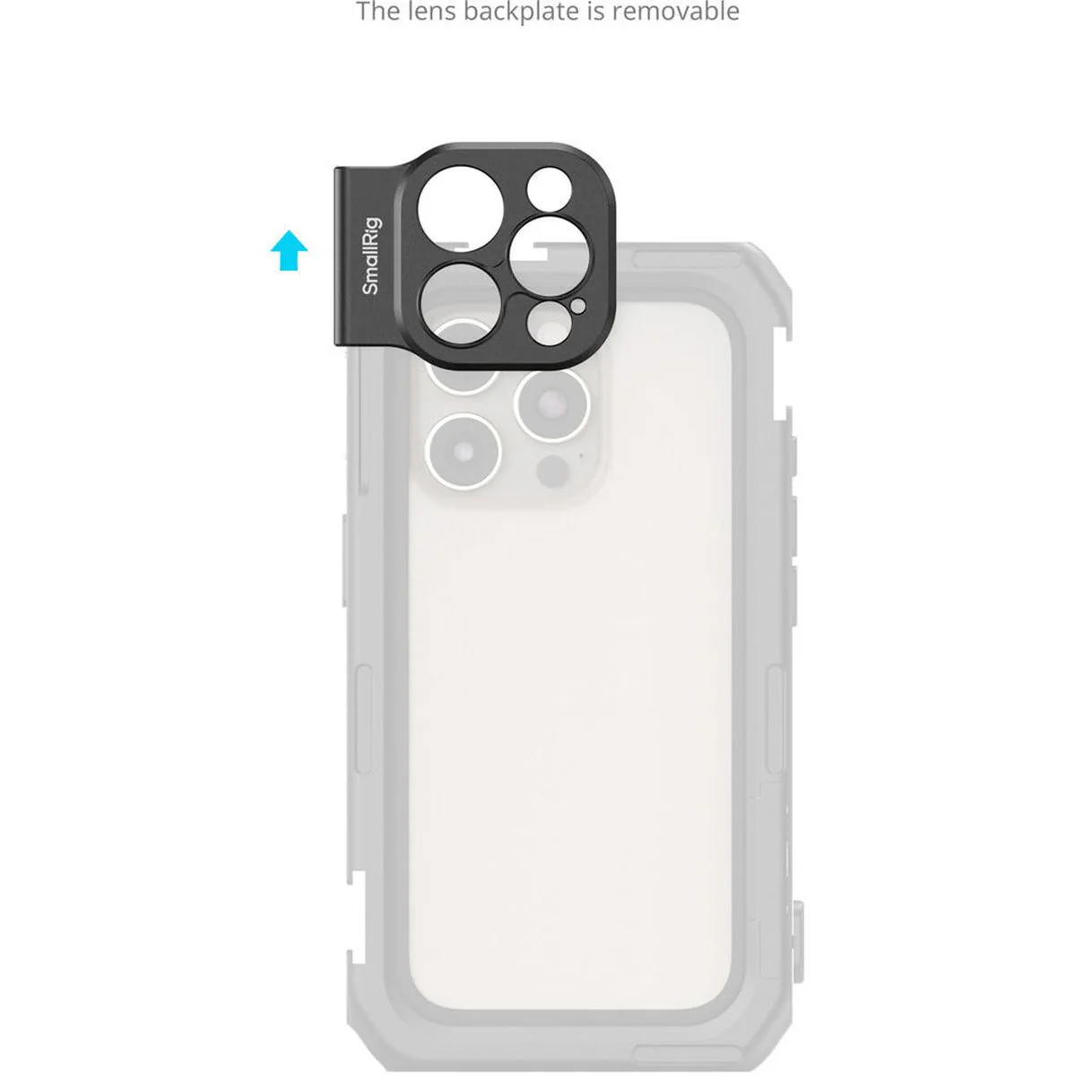 SmallRig 5009 17mm Threaded Lens Backplate For iPhone 16 Series Cage - Image 2