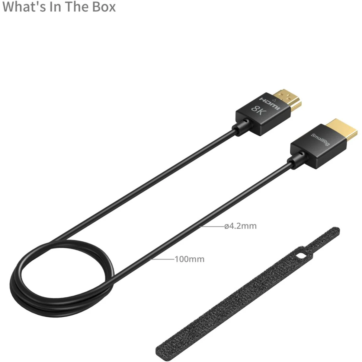 SmallRig 5086 8K HDMI Data Cable (A To A) (100cm) - Image 5