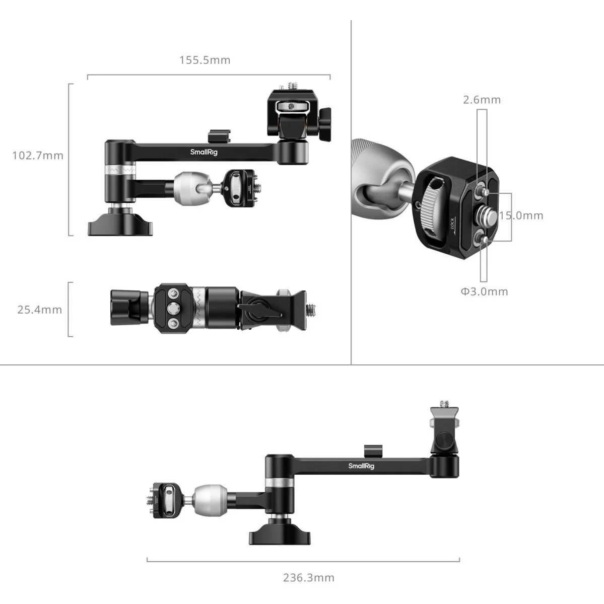 SmallRig 5141 Magic Arm Support - Image 5