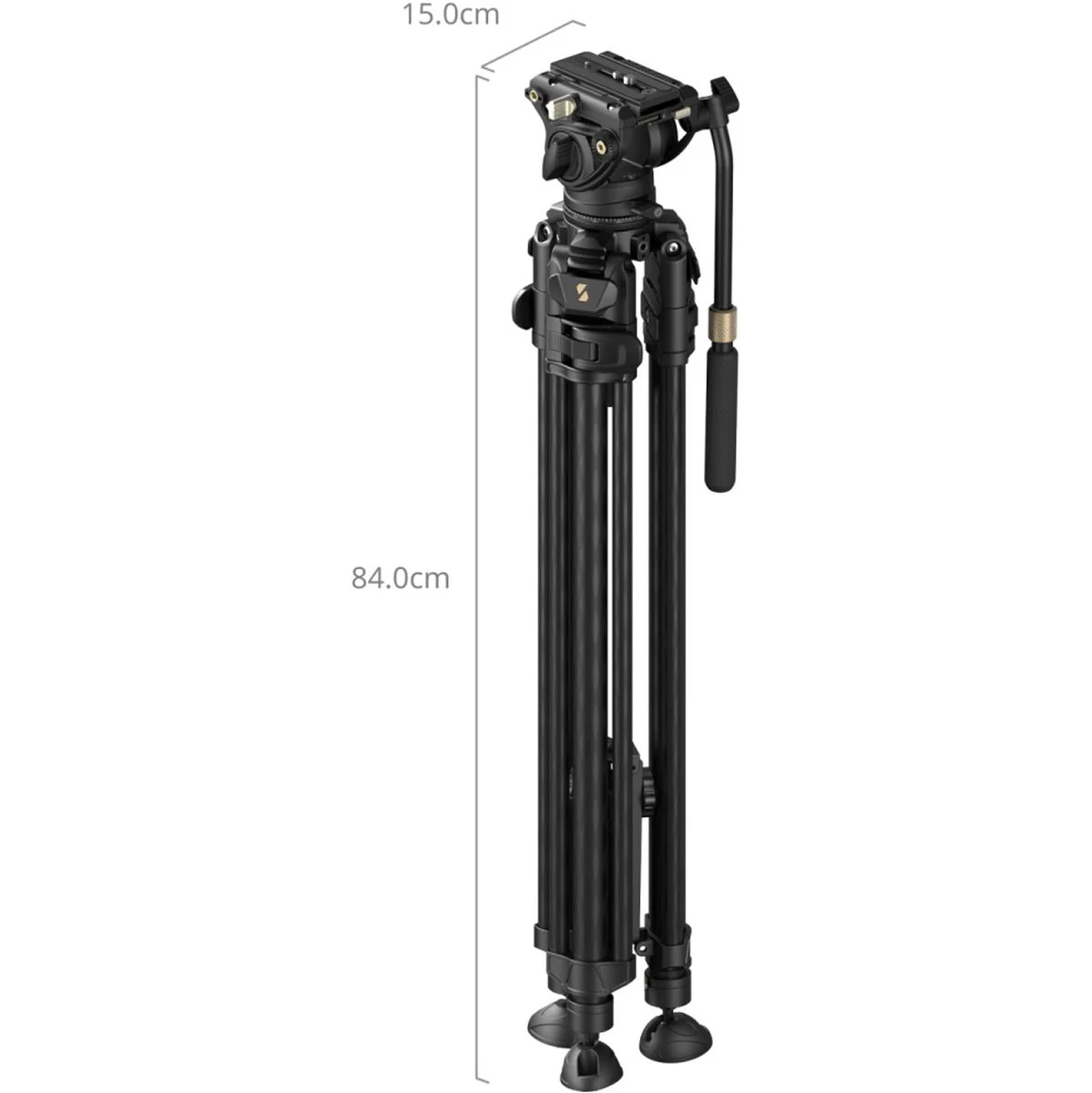 SmallRig 5201 AD-50 Max Video Carbon Fiber Tripod - Image 3