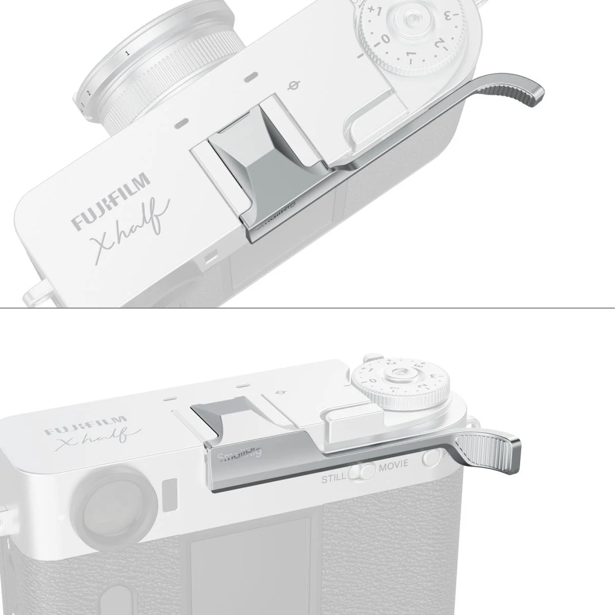 SmallRig 5221 Thumb Grip For Fujifilm X Half (Silver) - Image 2