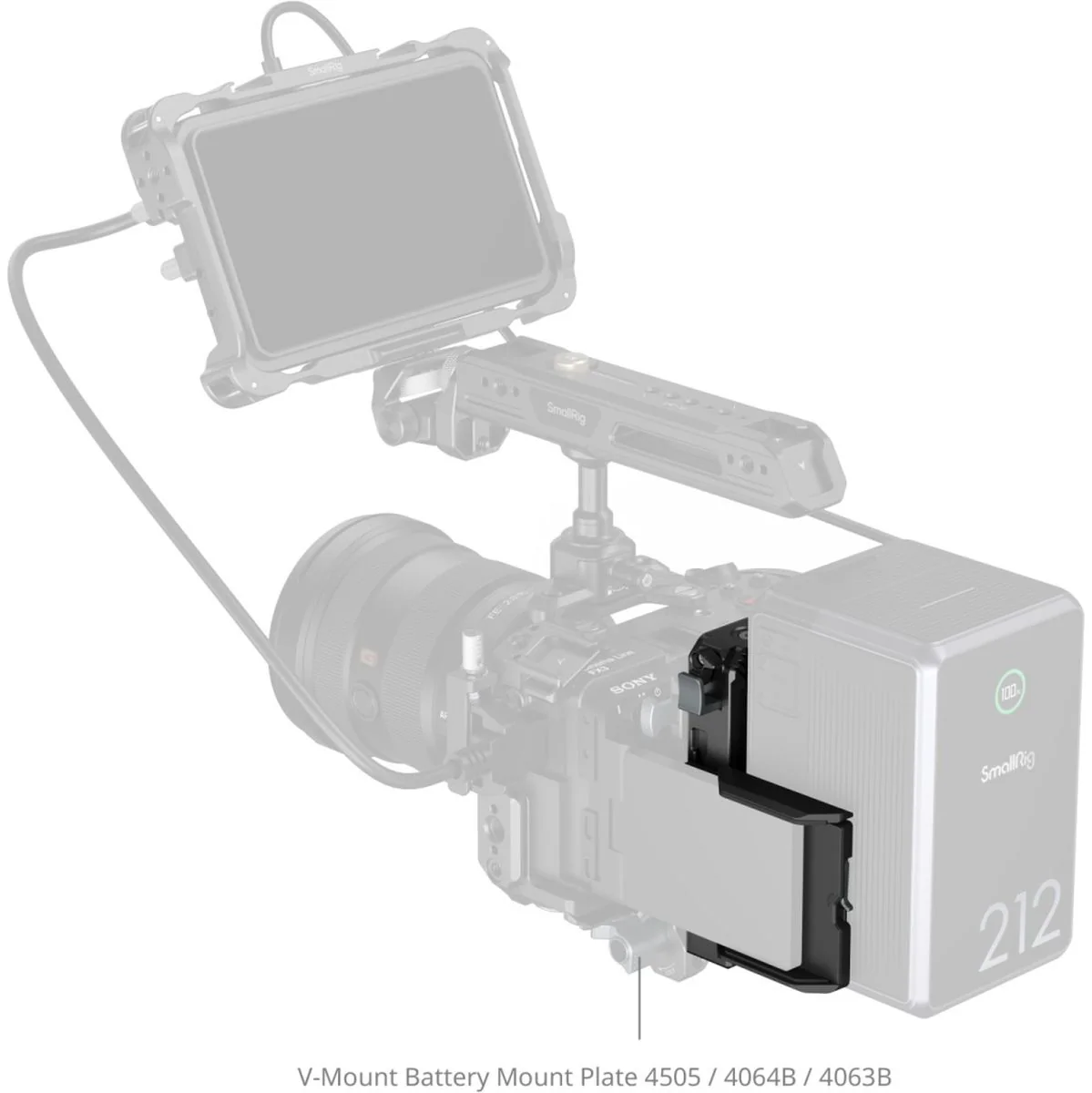 SmallRig 5228 V-Mount Battery Mount Plate - Image 4