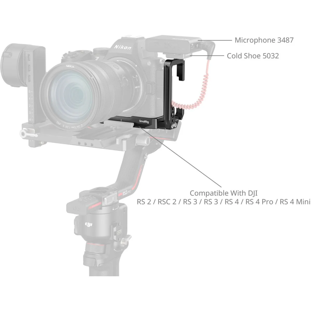 SmallRig 5256 L-Shaped Mount Plate For Nikon Z5II - Image 5