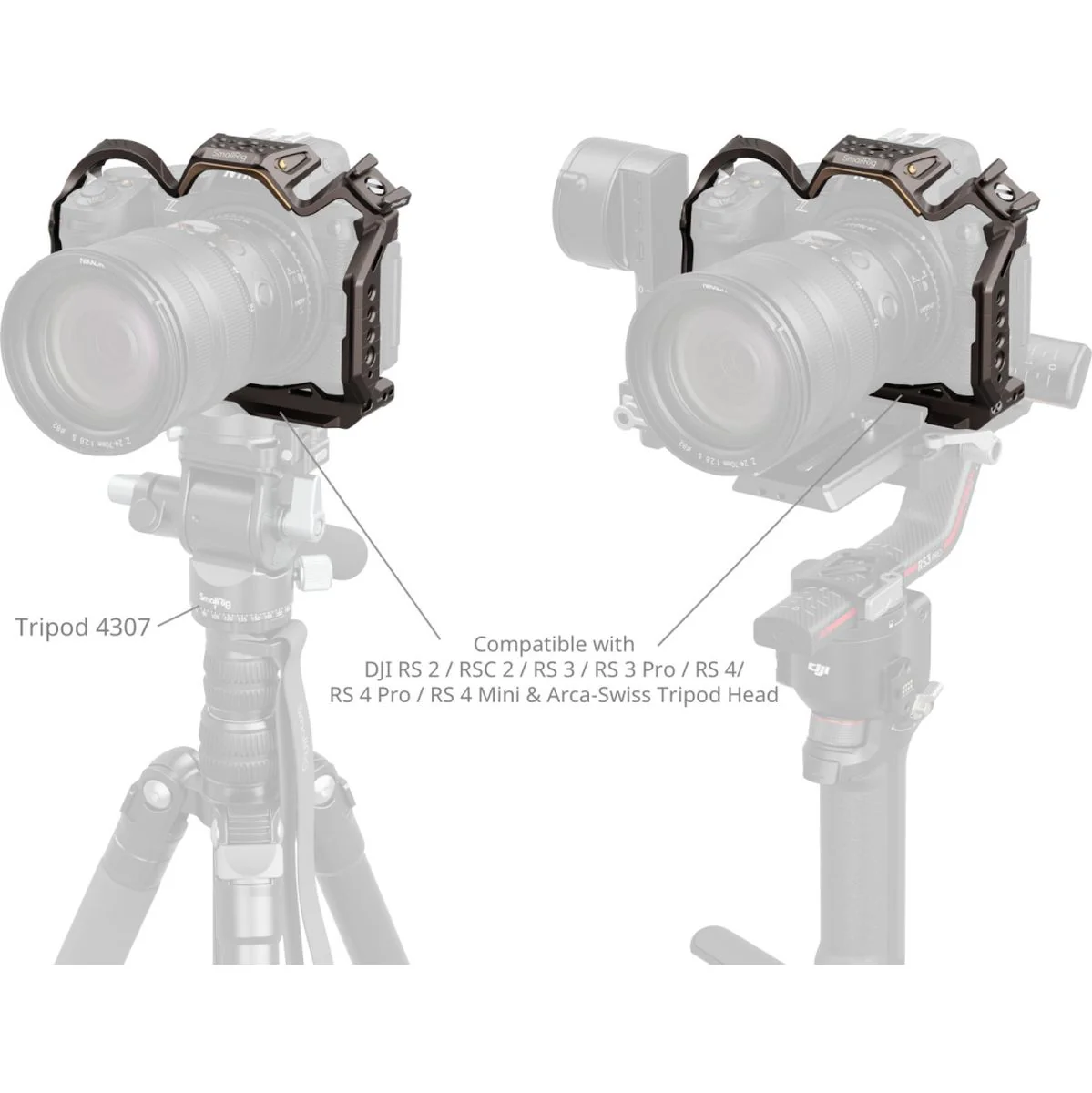 SmallRig 5258 Night Eagle Cage For Nikon Z5II / Z7 / Z6 / Z7II / Z6II / Z5 - Image 4