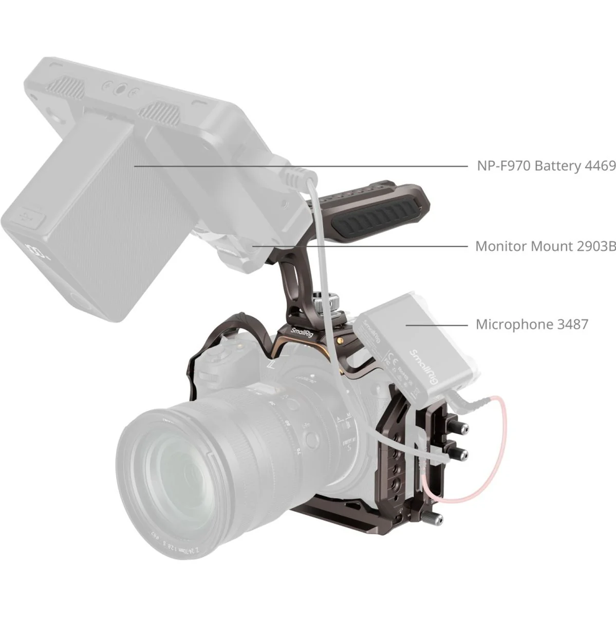 SmallRig 5259 Night Eagle Cage Kit For Nikon Z5II / Z7 / Z6 / Z7II / Z6II / Z5 - Image 5