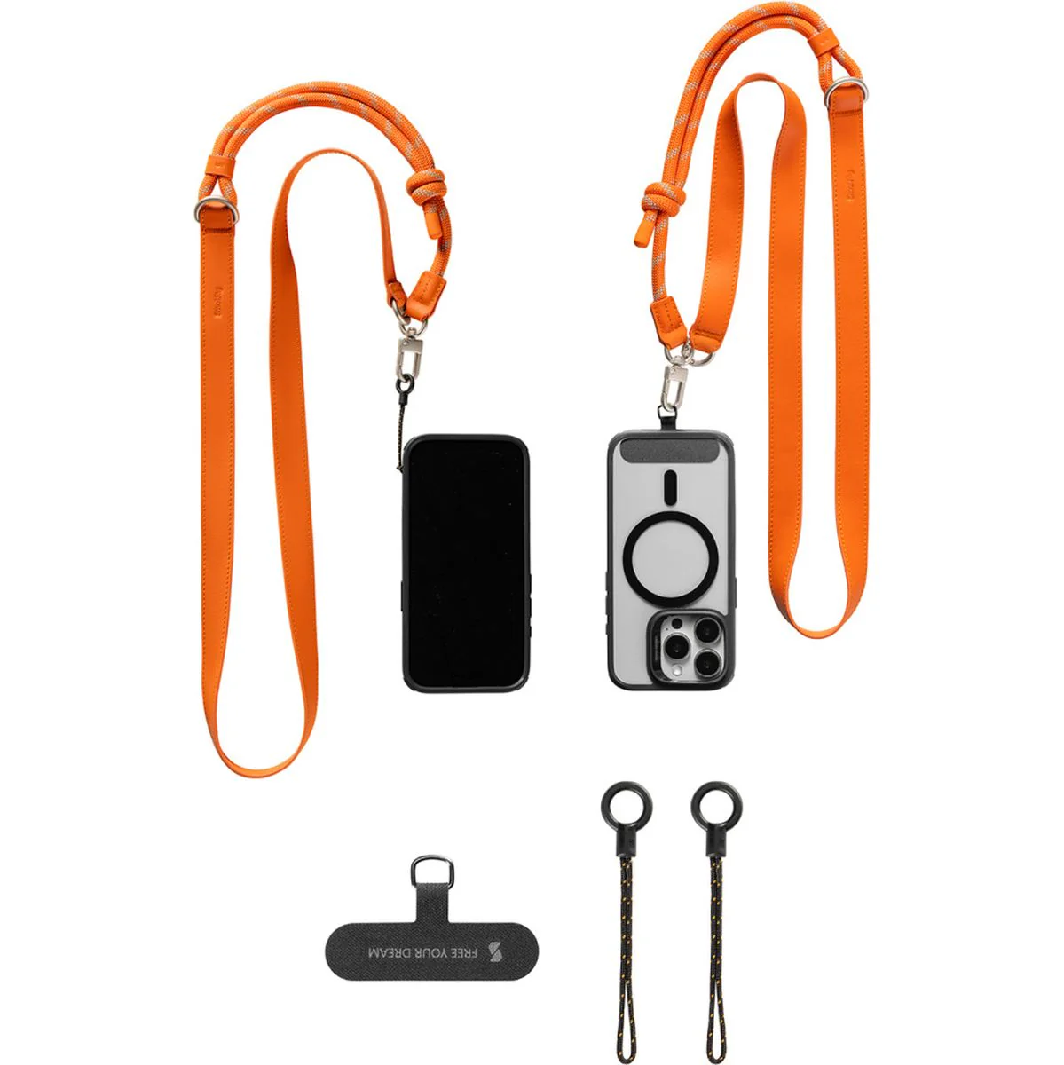 SmallRig 5300 Filmov Phone Shoulder Strap (Orange) - Image 4