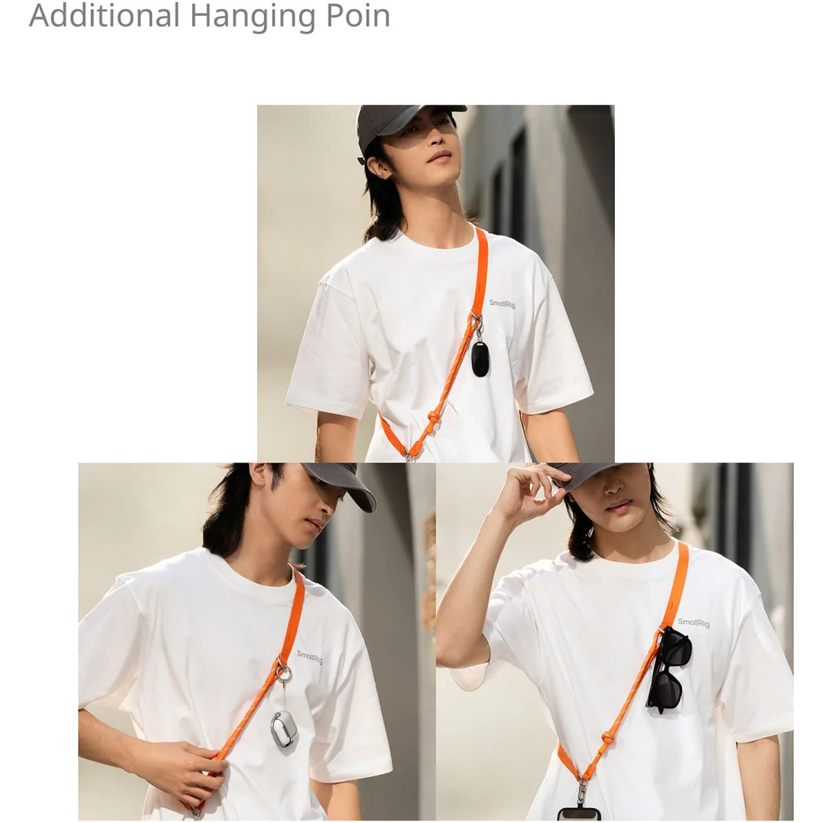 SmallRig 5300 Filmov Phone Shoulder Strap (Orange) - Image 5