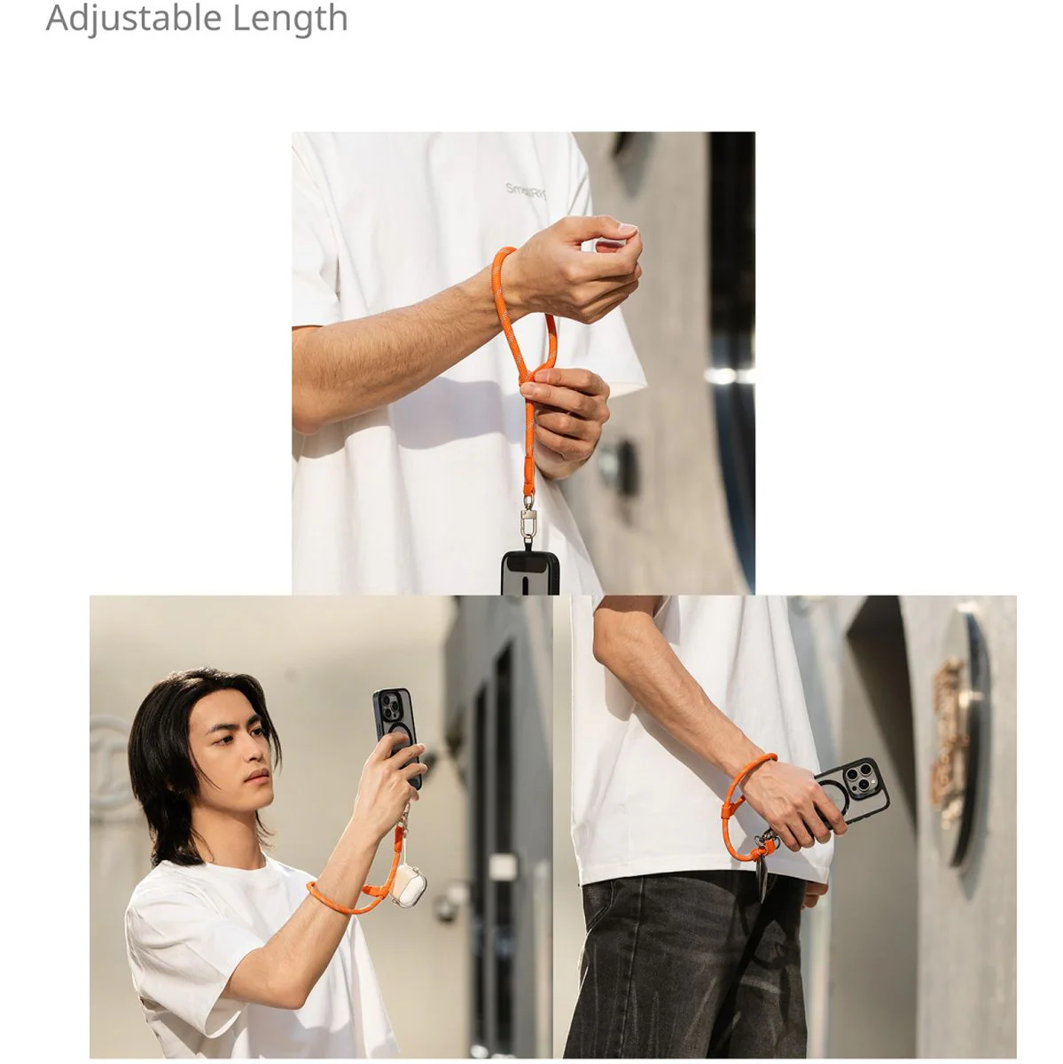 SmallRig 5302 Filmov Phone Wrist Strap (Orange) - Image 3