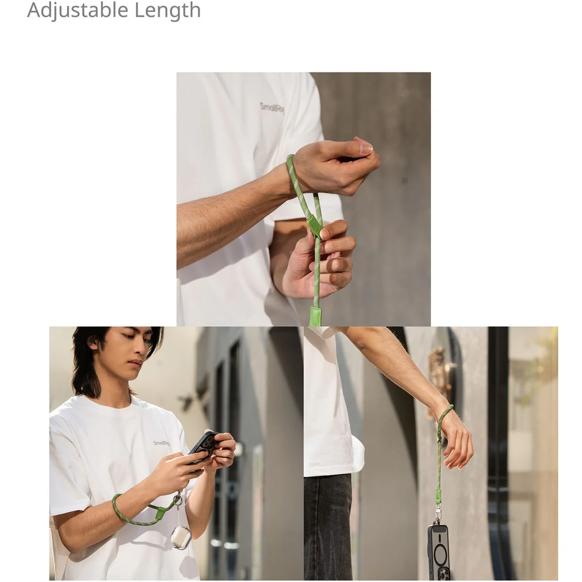 SmallRig 5303 Filmov Phone Wrist Strap (Green) - Image 5