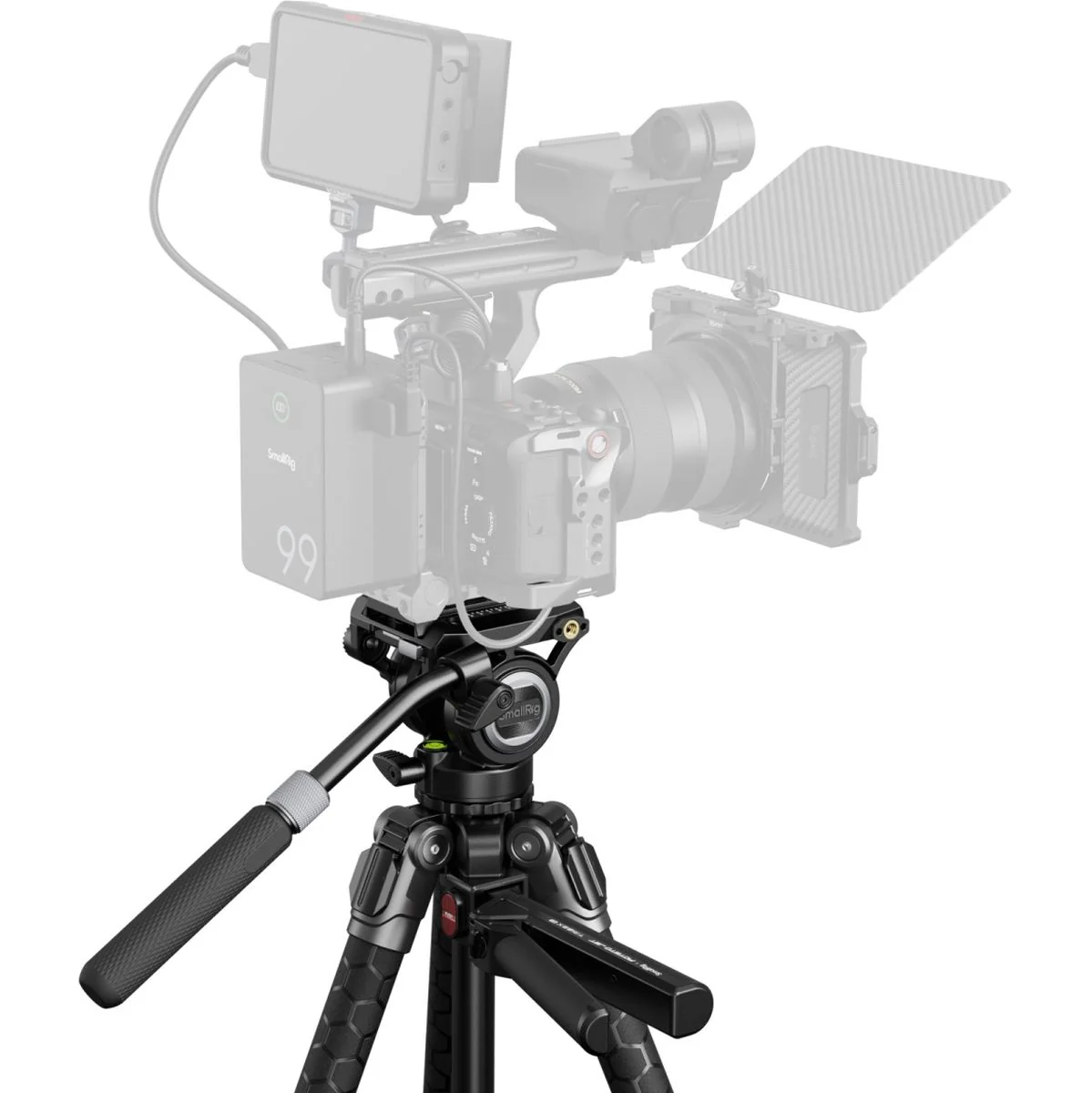 SmallRig 5305 SmallRig X Potato Jet Tribex SE Hydraulic Tripod - Image 4