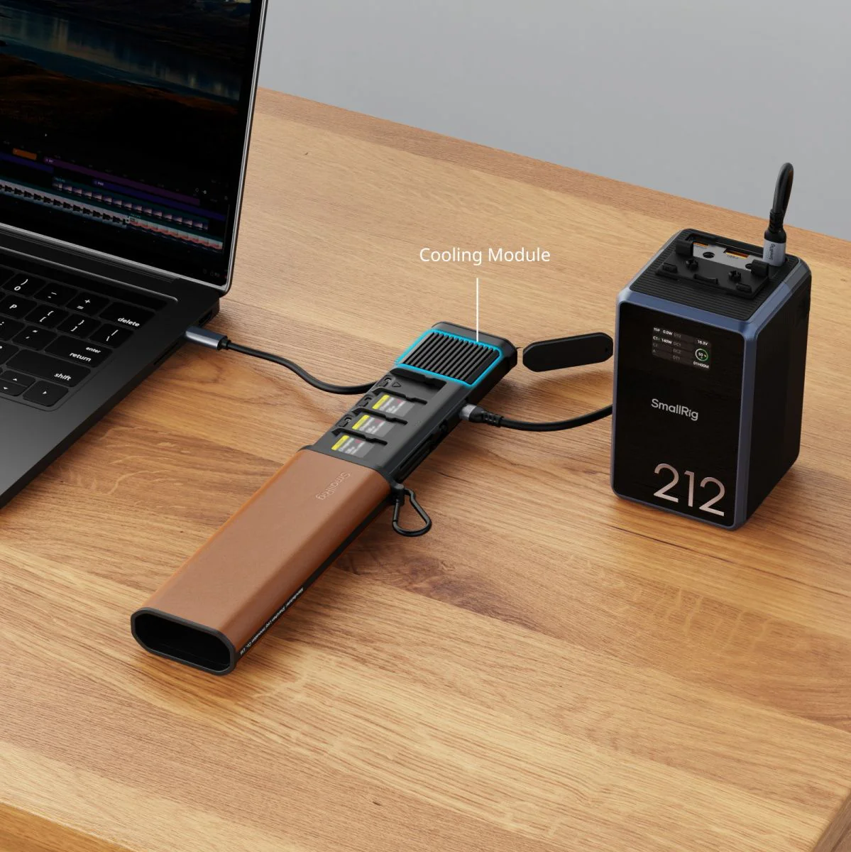 SmallRig 5361 Multifunctional Card Reader & Storage Case (CFexpress Type A) - Image 2