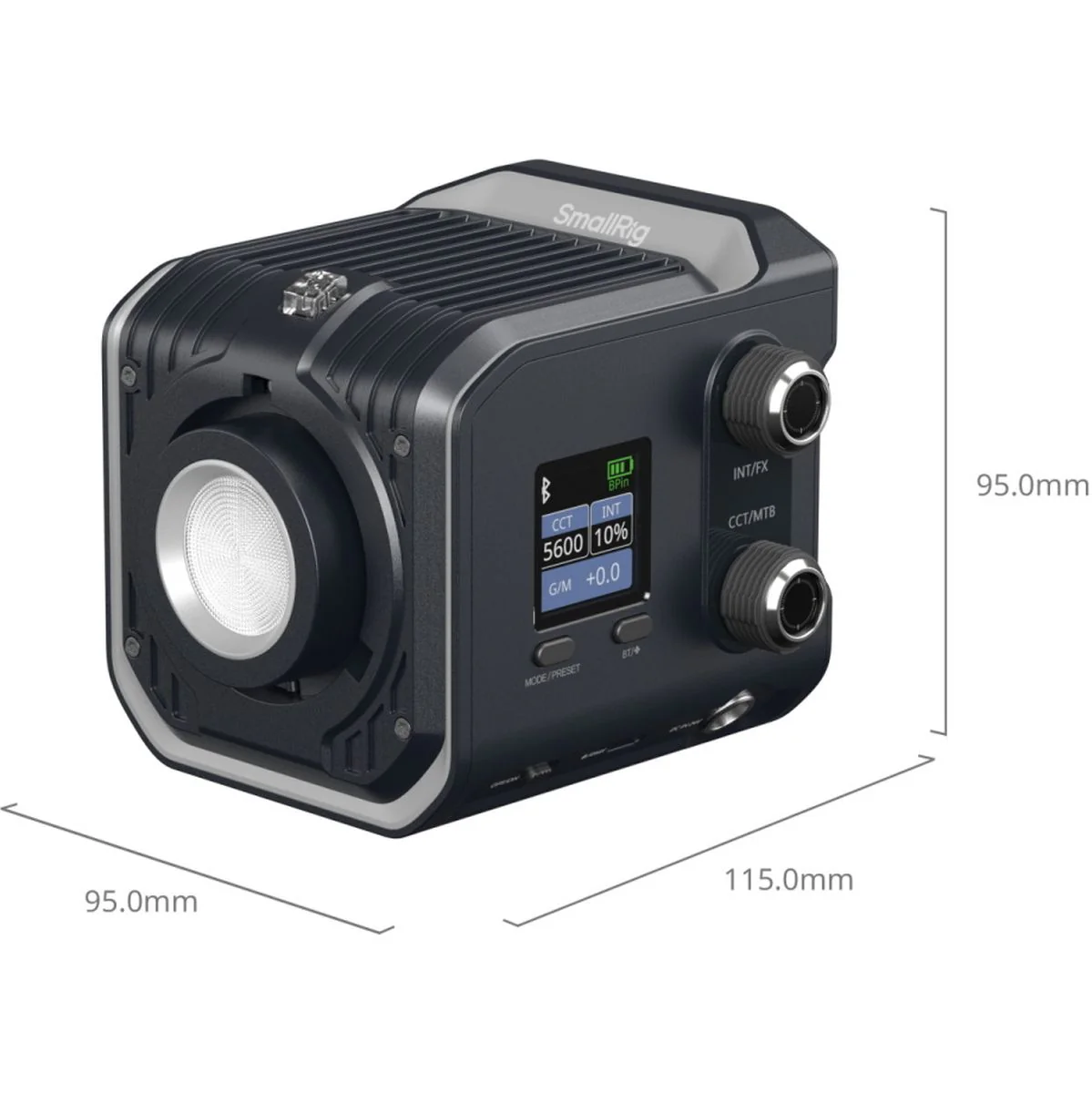 SmallRig 5377 RC 100C COB LED Video Light (Ink Blue / Lite Version) - Image 5