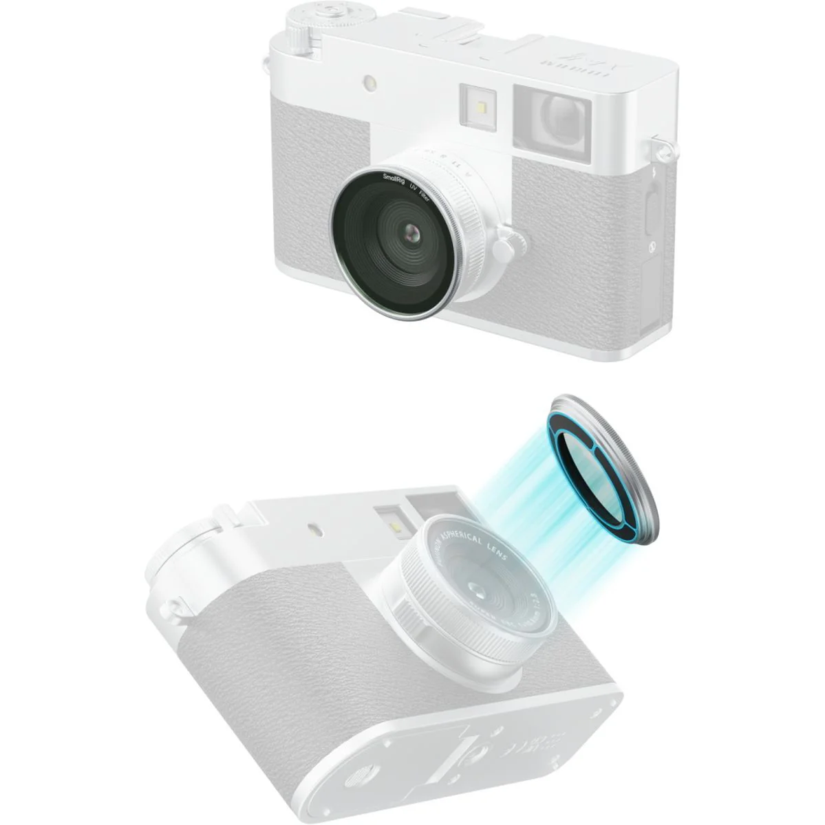 SmallRig 5392 Magnetic UV Filter For Fujifilm X Half (Silver) - Image 3