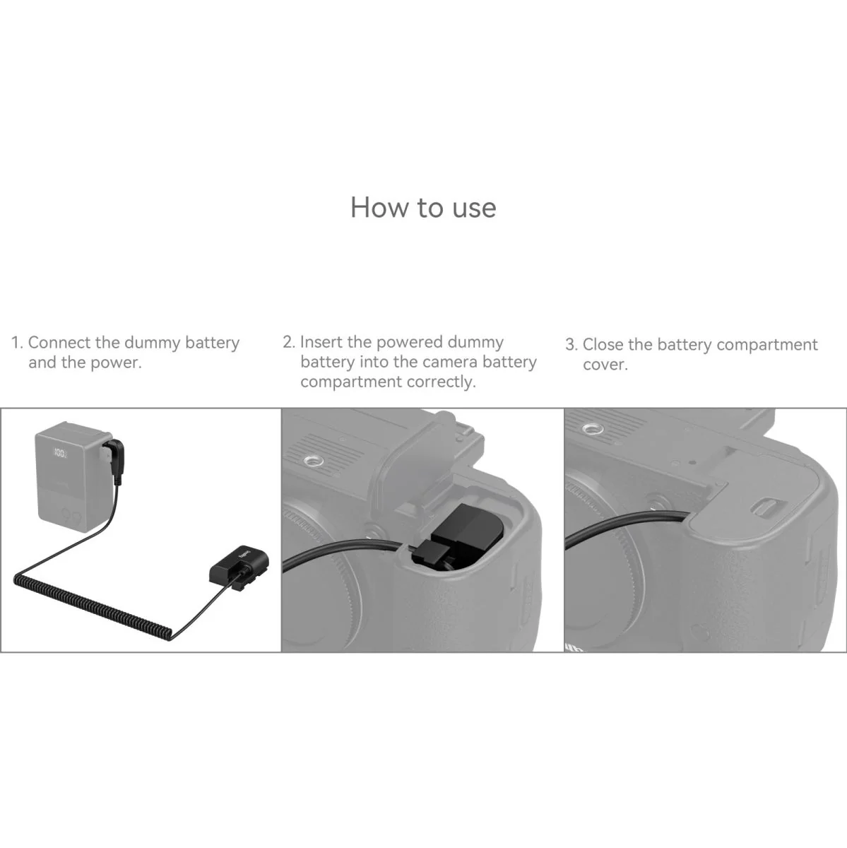 SmallRig 5410 DT-E6P Power Cable - Image 4