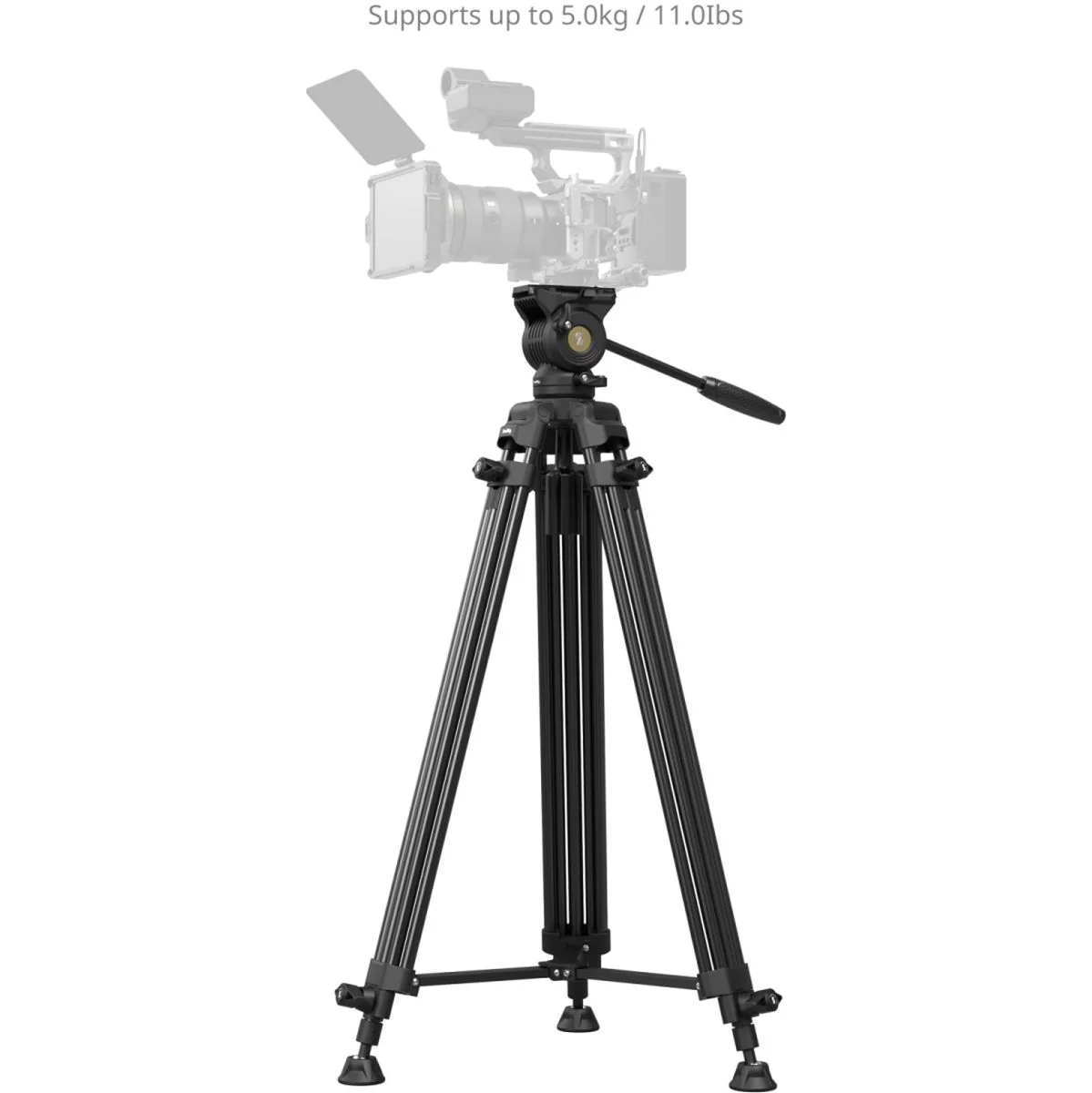 SmallRig 5440 AD14 Heavy-Duty Aluminum Alloy Tripod - Image 4