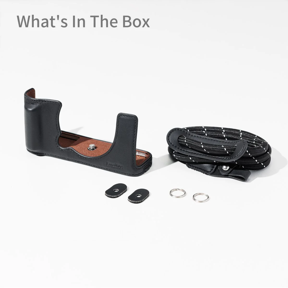 SmallRig 5450 Camera Leather Case Kit For Fujifilm X-E5 (Black) - Image 2