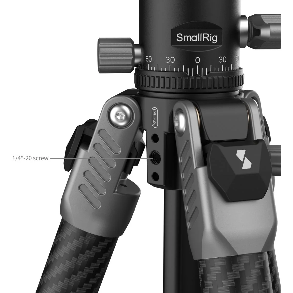 SmallRig 5478 Portable Photo Carbon Fiber Tripod - Image 4