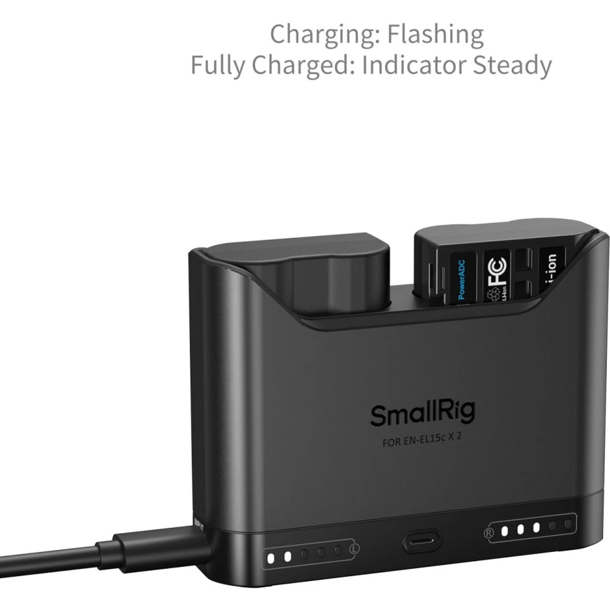 SmallRig 5486 Turbo Charging Kit For EN-EL15C Camera Batteries - Image 3