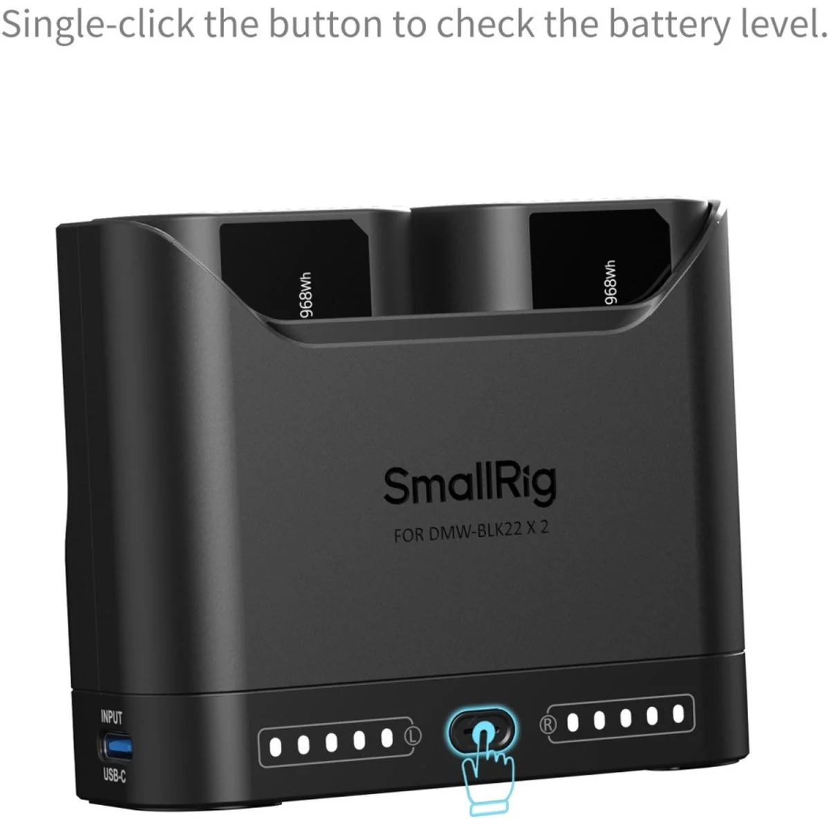 SmallRig 5487 Turbo Charging Kit For DMW-BLK22 Camera Batteries - Image 3