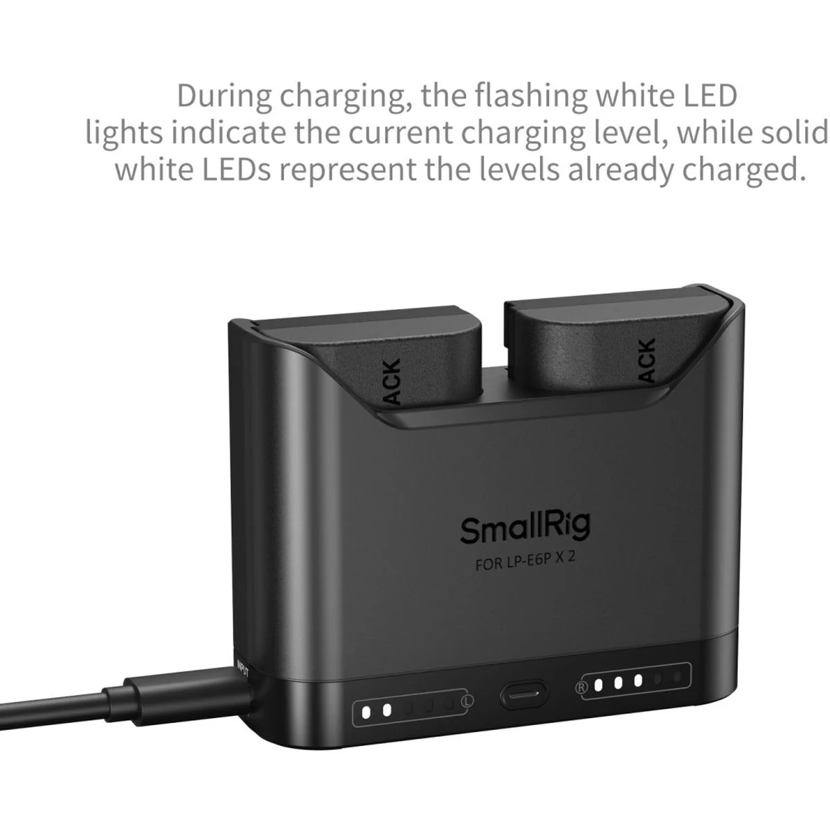 SmallRig 5490 Camera Battery Charger For LP-E6P - Image 4