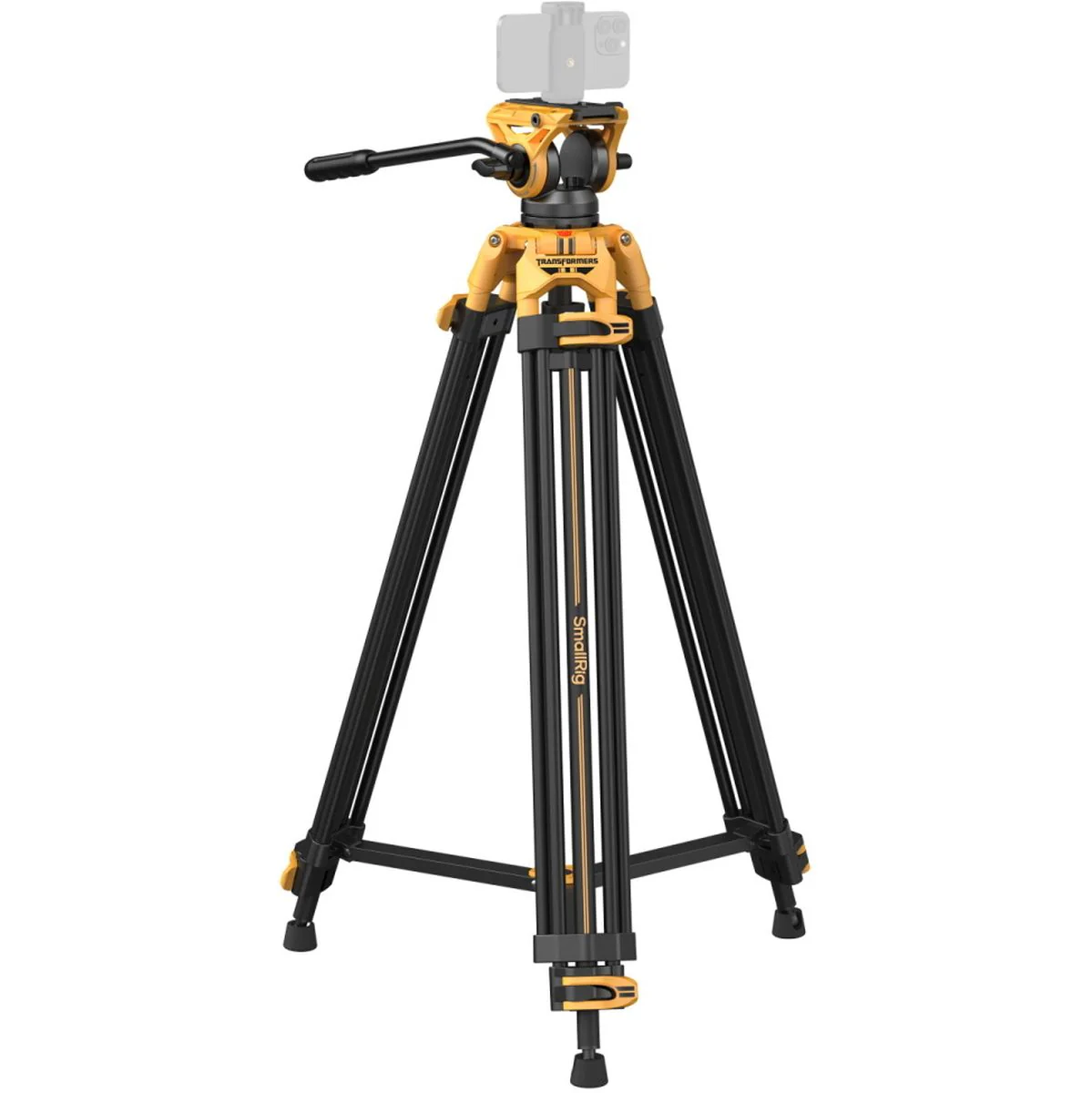 SmallRig 5523 Heavy-Duty Fluid Head Tripod AD-01 (Bumblebee Edition) - Image 3