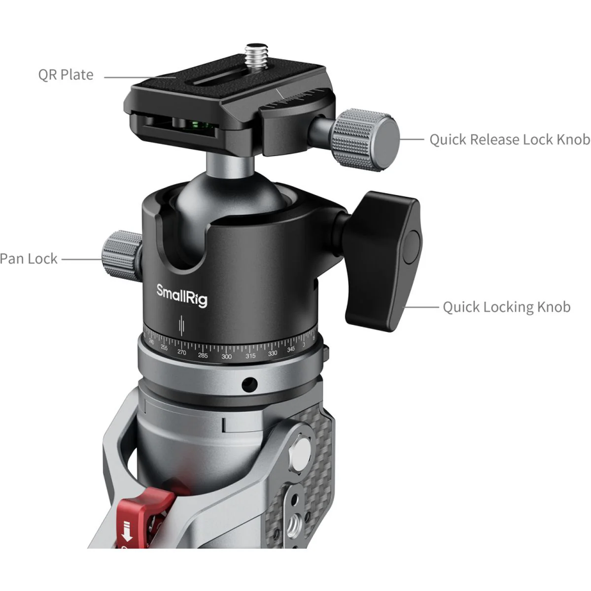 SmallRig 5564 Carbon Fiber Photography Monopod - Image 3