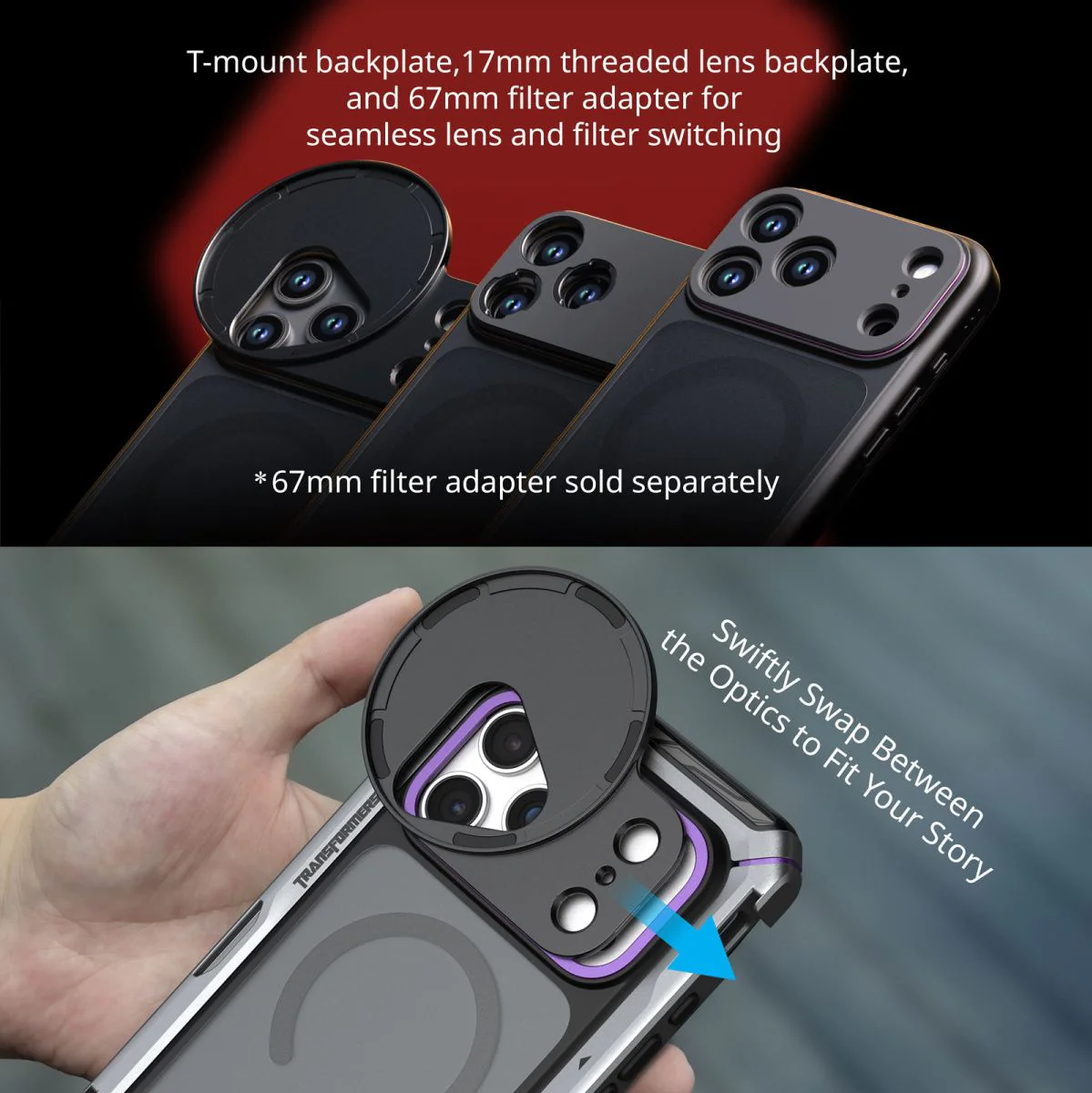 SmallRig 5584 Megatron Edition Mobile Dual Handheld Kit For iPhone 17 Pro Max - Image 2