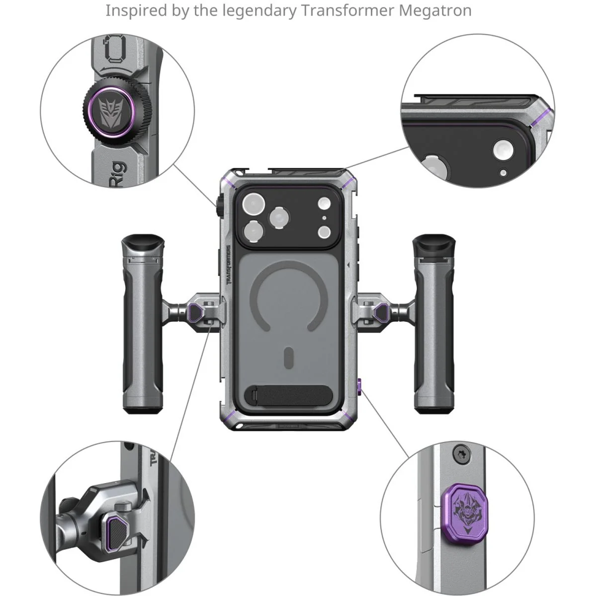 SmallRig 5584 Megatron Edition Mobile Dual Handheld Kit For iPhone 17 Pro Max - Image 3