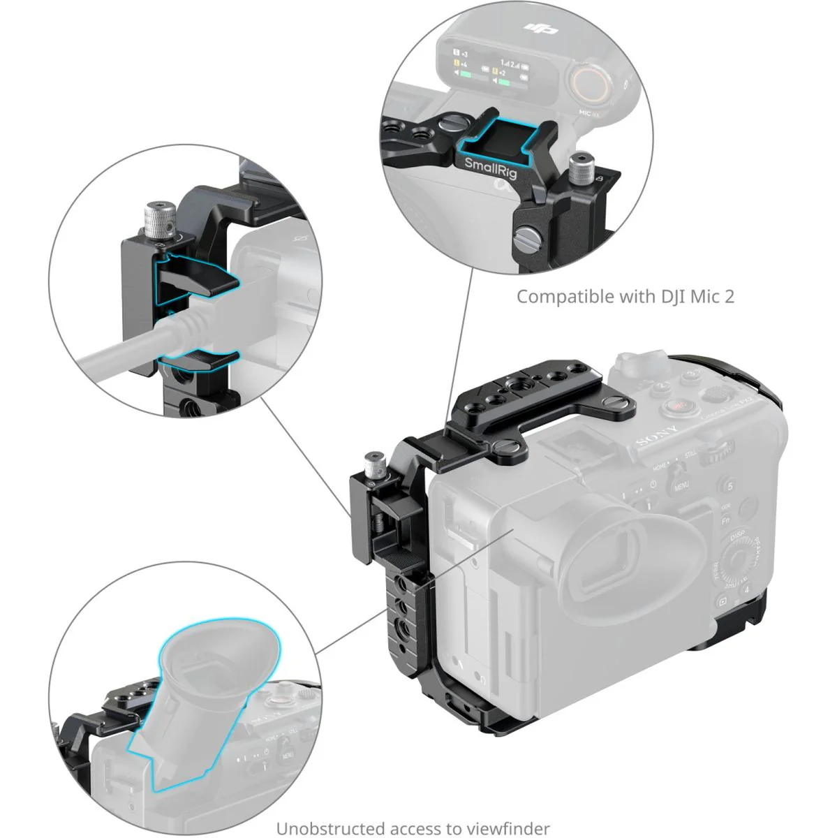 SmallRig 5587 Cage For Sony FX2 - Image 4