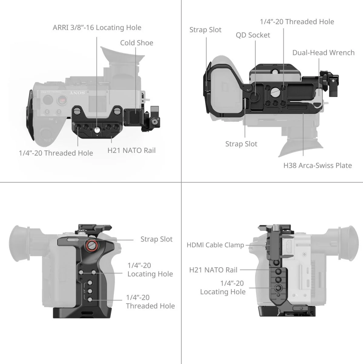 SmallRig 5589 Cage Kit For Sony FX2 - Image 3