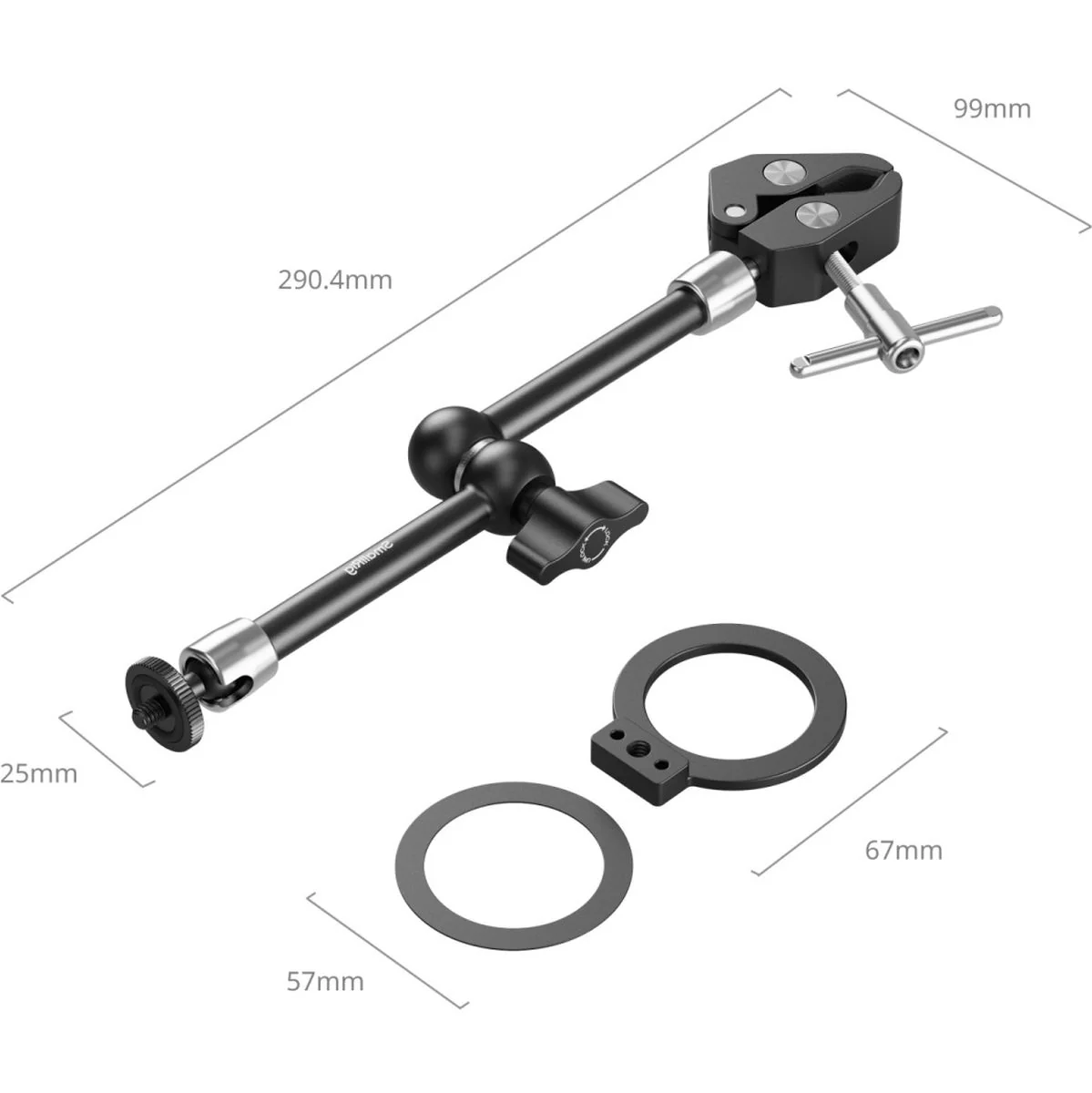 SmallRig 5604 MagSafe-Compatible Crab-Shaped Clamp - Image 3
