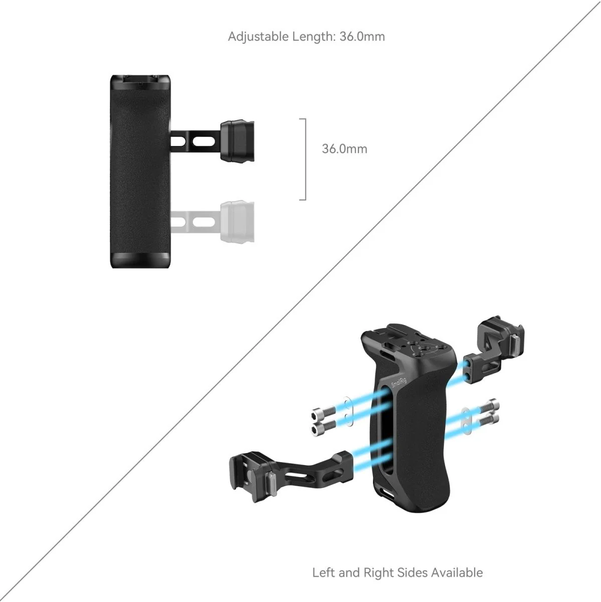 SmallRig 5633 Hawklock H21 Quick Release Side Handle - Image 2