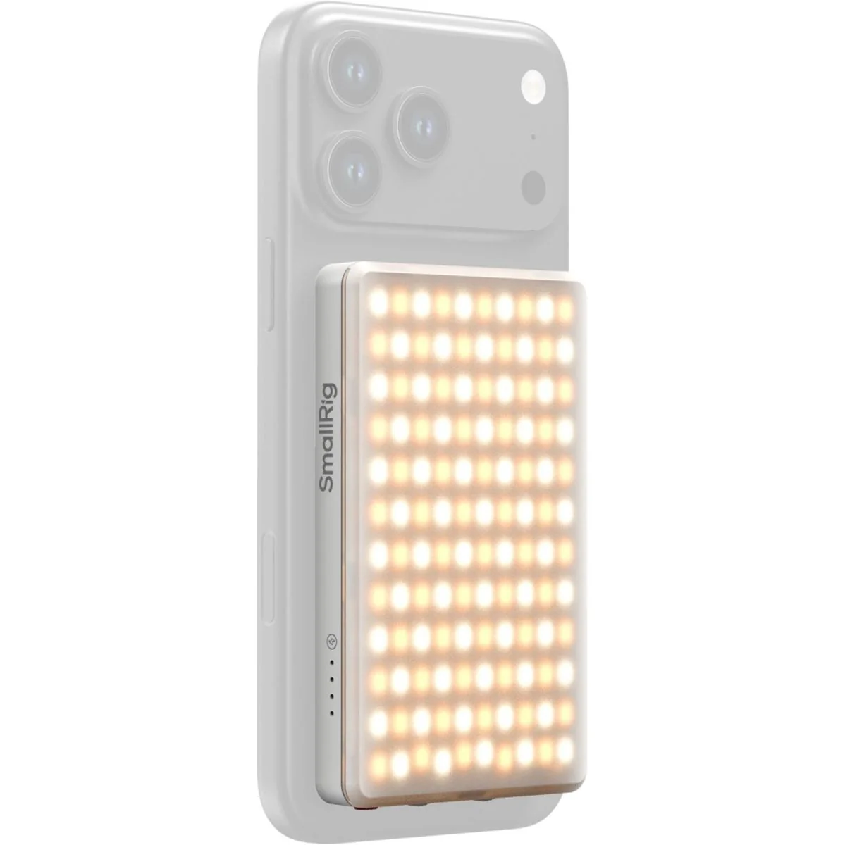 SmallRig 5640 M3 Attachable Mobile Phone LED Video Light (White) - Image 5