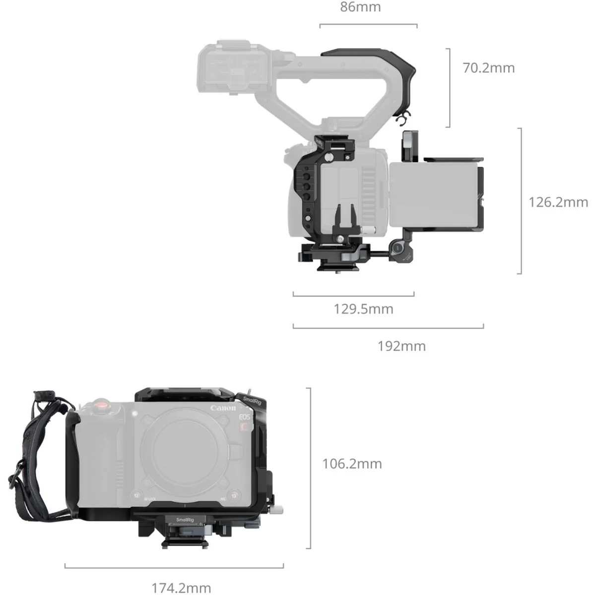 SmallRig 5658 Cage Kit For Canon EOS C50 (Advanced Edition) - Image 4