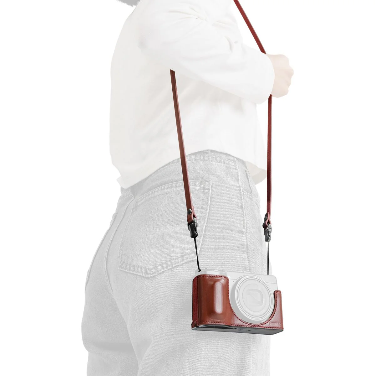 SmallRig 5687 Quick Release Shoulder Strap For Ricoh GR Series (Red) - Image 2