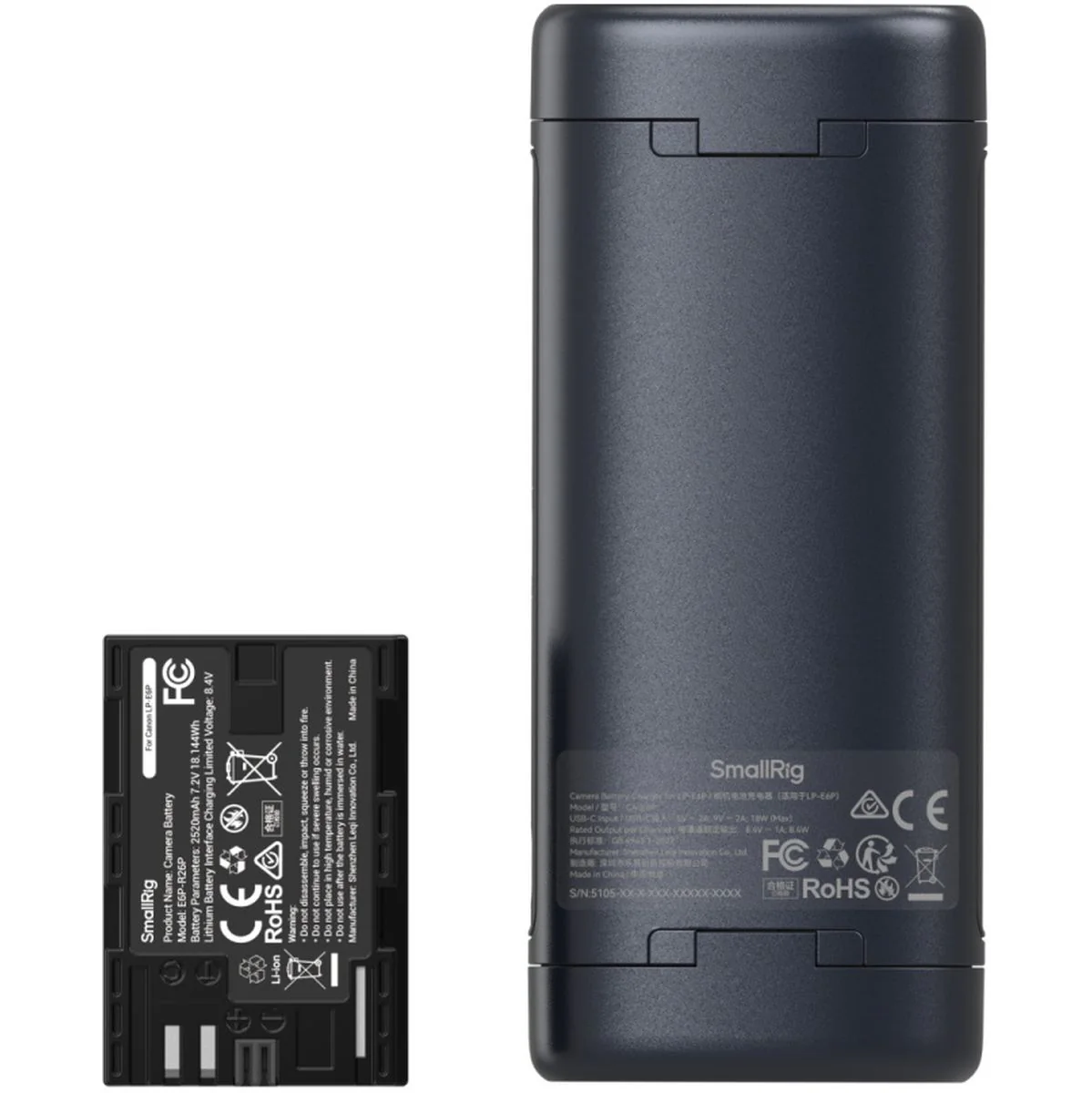 SmallRig 5695 Portable Charger Case Kit For LP-E6P Batteries - Image 3