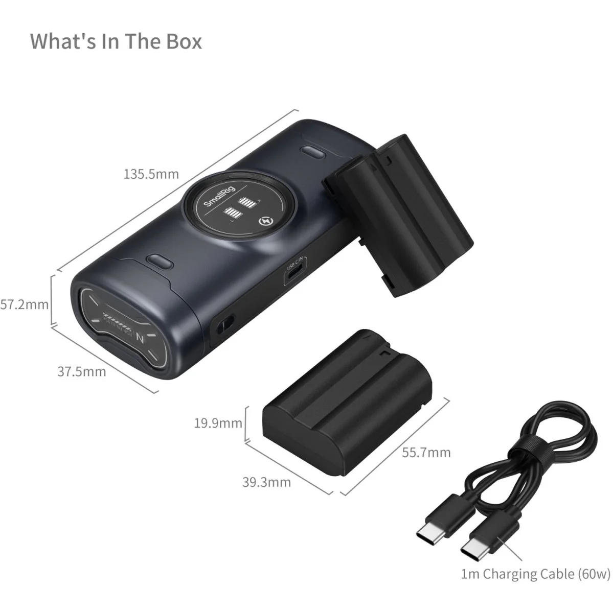 SmallRig 5697 Portable Charger Case Kit For EN-EL15C Batteries - Image 2