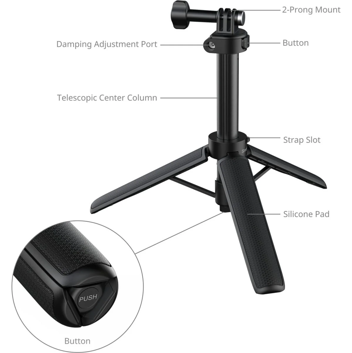 SmallRig 5725 Grip-Tripod For Action Cameras - Image 5