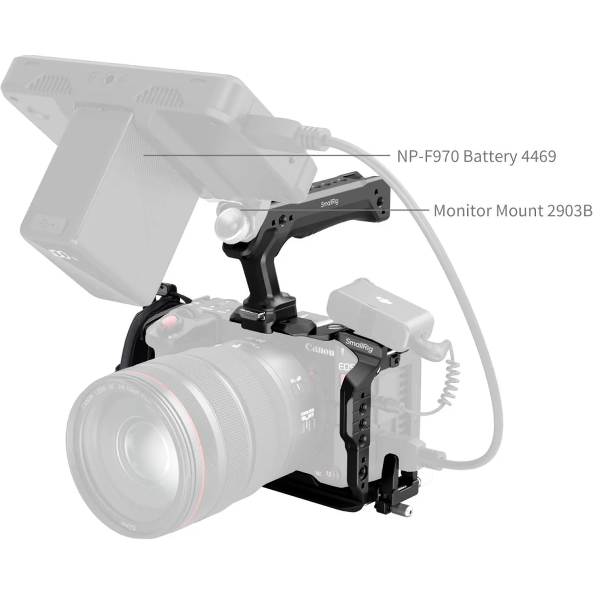 SmallRig 5809 Cage Kit For Canon EOS C50 - Image 4