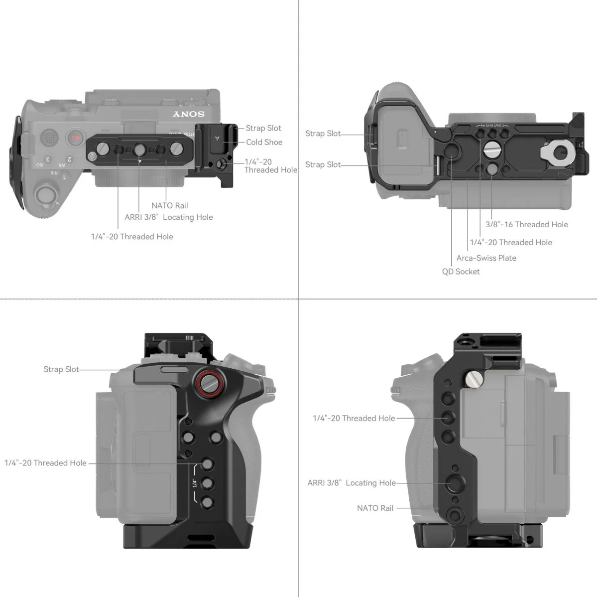 SmallRig 5823 Cage Kit For Sony FX3 / FX30 - Image 2