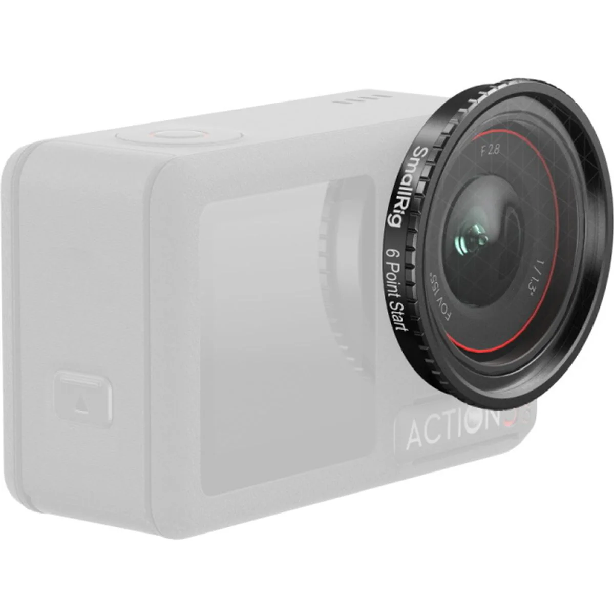 SmallRig 5839 Attachable Star Cross Filter (6 Points) For Osmo Action 5 Pro / 4 - Image 5