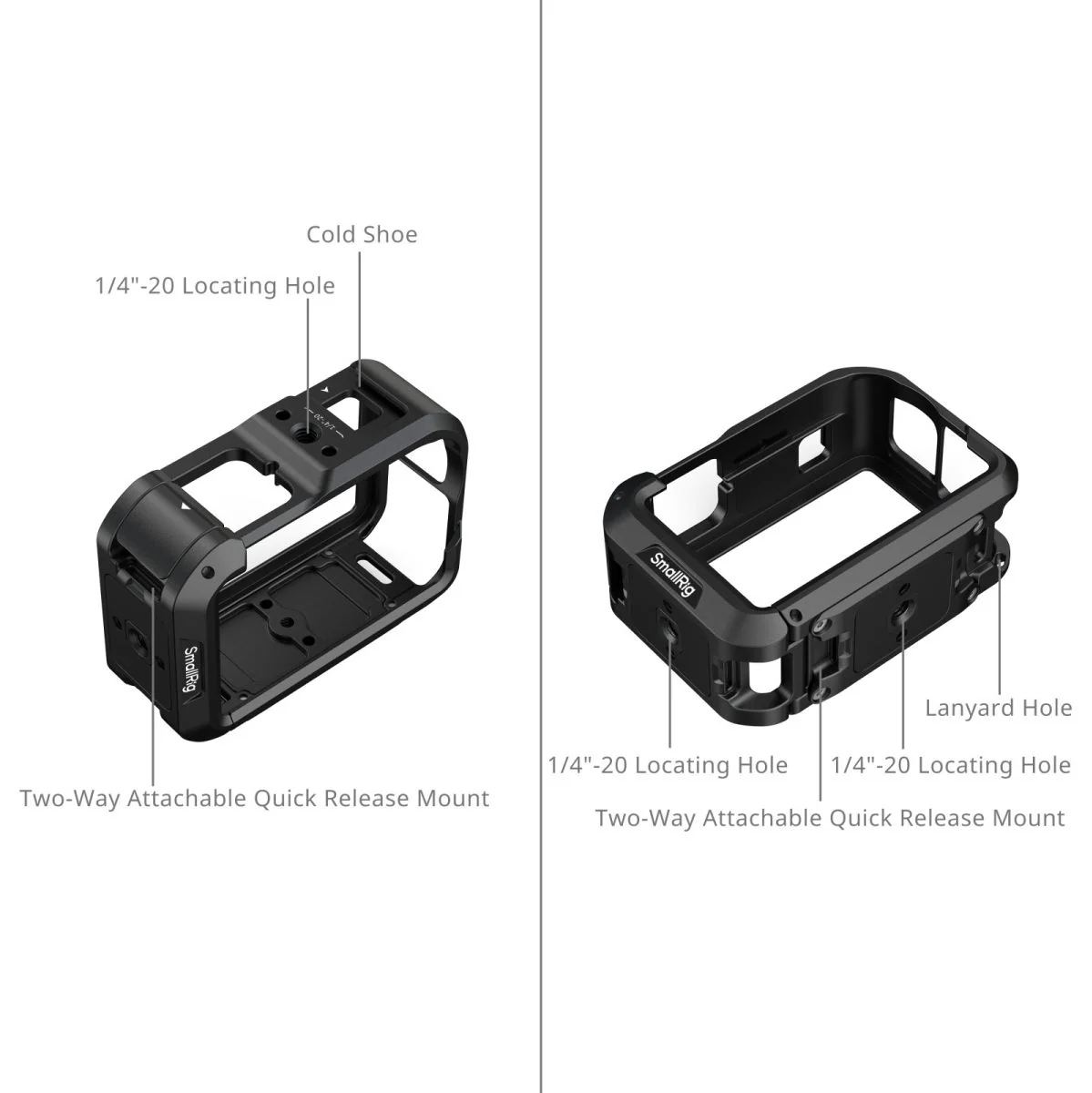 SmallRig 5887 Cage For DJI Osmo Action 6 (Advanced Edition) - Image 3