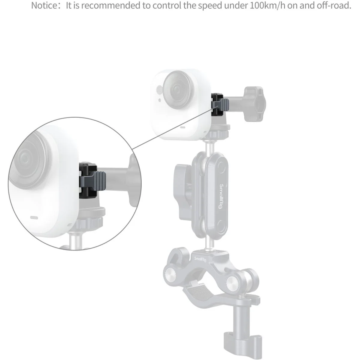 SmallRig 5919 Quick Release Mount Adapter For Insta360 Go Ultra - Image 5
