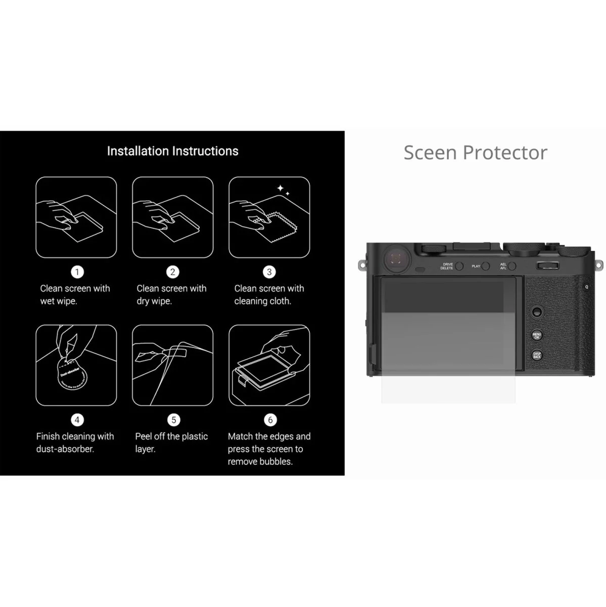 SmallRig 5988 Screen Protector For Fujifilm X-E5 - Image 4